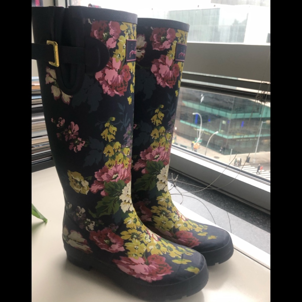 Joules Welly Floral printed rainboots